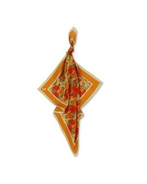 Henelle Silk Bandana - Orange