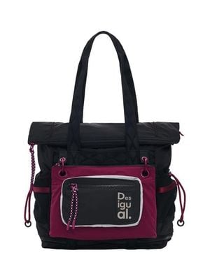 Desigual Large Convertible Backpack - Black