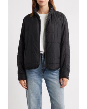 Thread & Supply Box Quilted Zip Jacket - Black