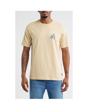 Billabong Making Tracks Adventure Division Organic Cotton Graphic T-Shirt - White