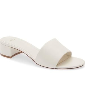 Mango Slide Sandal - White