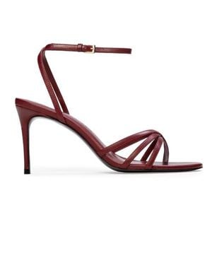 Black Suede Studio Olie 80 Sandal - Multicolor