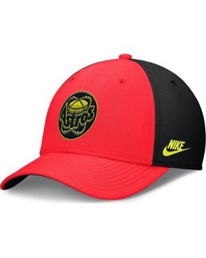 Nike Houston Astros Neon 90S Rise Swooshflex Hat - Red