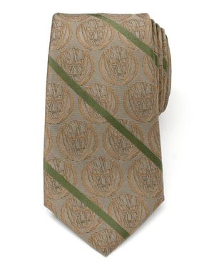 Cufflinks Inc. Marvel Grottan Stripe Silk Blend Tie - Green