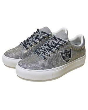 Cuce Las Vegas Raiders Team Color Crystal Sneakers - Metallic