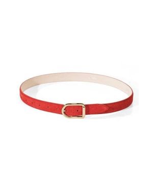 DEHANCHE Mija Suede Belt - Red