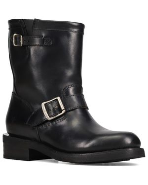 Frye Viv Short Engineer Boot - Black