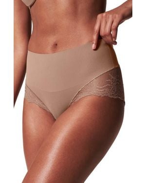Spanx Spanxsmooth Undie-Tectable Lace Hi-Hipster Panties - Orange