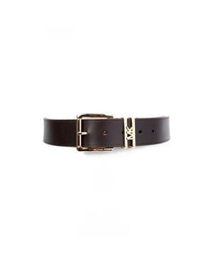 MICHAEL Michael Kors Leather Belt - Black