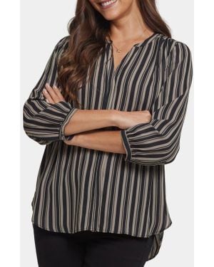 NYDJ Pintuck Top - Gray