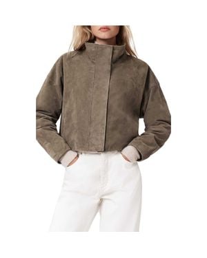 AllSaints Ryder Suede Jacket - Brown