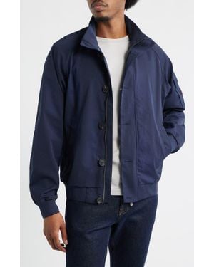 Save The Duck Blade Water Resistant Bomber Jacket - Blue
