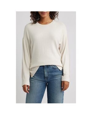 Loveappella High-Low Tunic Top - White