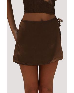 Stone Fox Sola Miniskirt Cover-Up - Brown