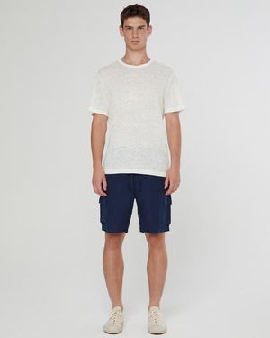 Onia Air Linen Pull-On Cargo - Blue