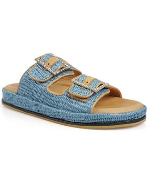 Zigi Artisan Reedie Two-Strap Sandal - Blue