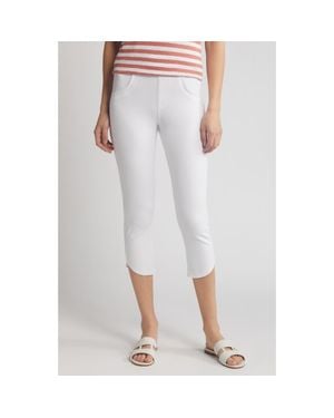 Hue Game Changing Crop Leggings - White