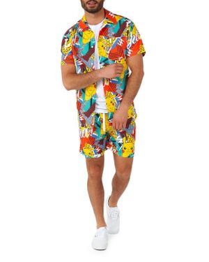 Opposuits 2-Piece Pikachu Summer Set - Orange
