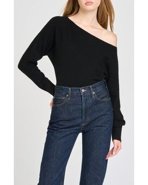 Wayf Annelisa Boatneck Sweater - Black