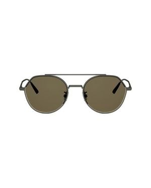 Dior Blacksuit R6U 54Mm Geometric Sunglasses - Green