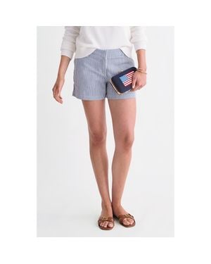 Vineyard Vines Herringbone Stretch Cotton Shorts - Blue