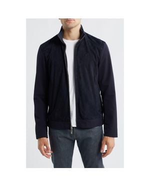 Johnnie-o Agnelli Mixed Media Jacket - Black