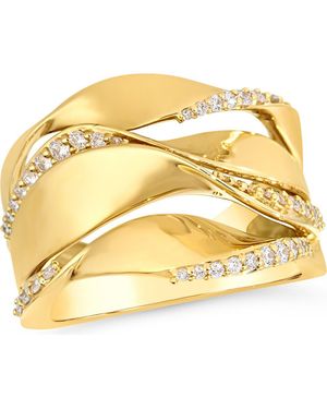 Hueb Dunas 18K & Diamond Ring - Metallic