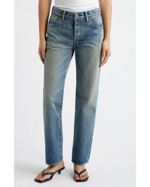 Moussy Randolph Straight Leg Jeans - Blue
