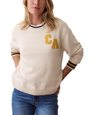 Marine Layer Hadley Crewneck Sweater - Natural