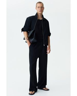 H&M Loose-Fit Pants - Blue