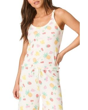 Pj Salvage Viva La Vida Jersey Camisole - White