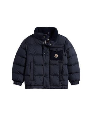 Moncler Kids' Jarek Water Repellent Down Jacket - Blue