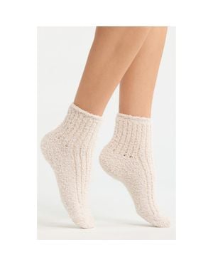 Barefoot Dreams Cozychic Assorted 2-Pack Tennis Ankle Socks - Multicolor