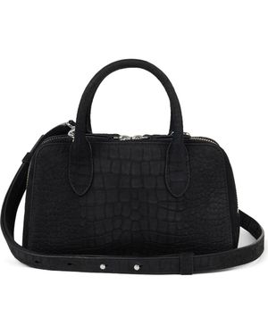 WE-AR4 The Ivy 22 Leather Satchel - Black