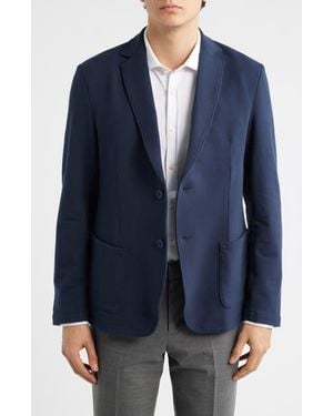 Mack Weldon Ace Cotton French Terry Blazer - Blue