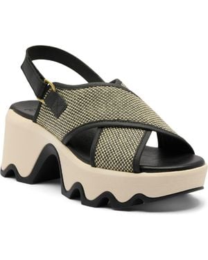 Sorel Kinetic Aura Slingback Platform Sandal - Multicolor