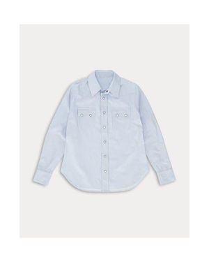 Fortela Toledo Striped Texan Shirt - Blue