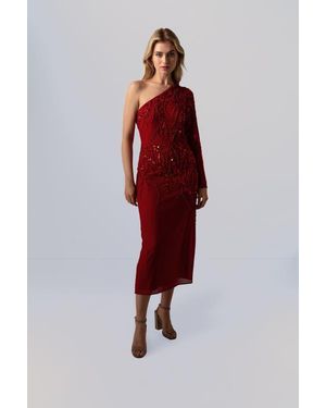 Raishma Elara Dress - Red