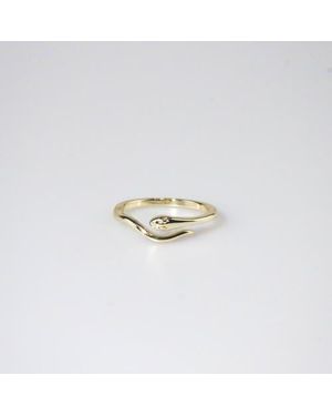 Meideya Little Snake Ring - Metallic