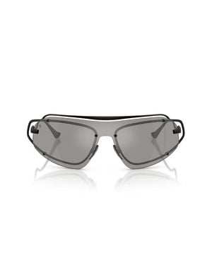 Ferrari 132Mm Rimless Rectangular Sunglasses - Multicolor