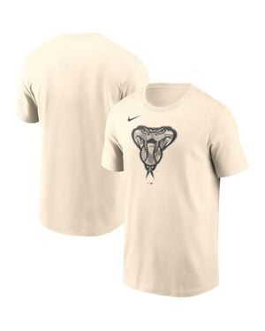 Nike Arizona Diamondbacks Camo Logo T-Shirt - Natural