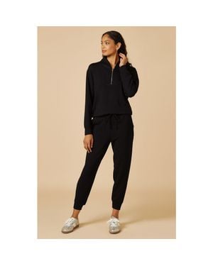 Softies Athleisure Dreamtech 1/4 Zip Jogger Set - Blue