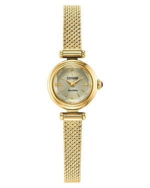 Citizen Fio Goldtone Mesh Strap Watch, 18.4Mm - Metallic