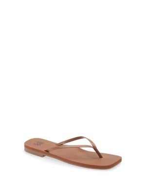MALVADOS Lola Square Toe Flip-Flop - Pink