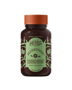 Herbs Etc. Allertonic Herbal Respiratory Support Softgels, 120 Count - Green