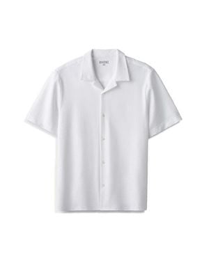 Rhone Commuter Seersucker Camp Shirt - White