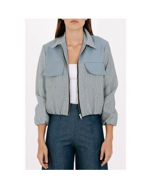 Valentina Gordon Stillwater Bomber Jacket - Gray