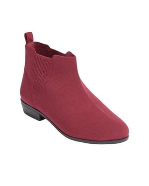 Comfortview The Aspyn Bootie - Red