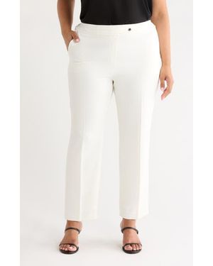 Kasper Ava Straight Leg Pants - White