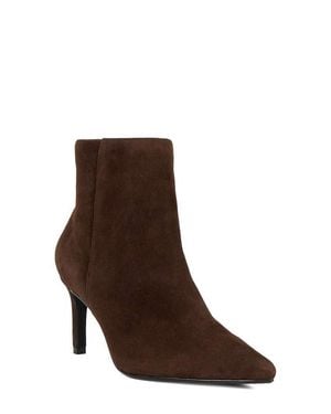 Dune Obsessively Pointed Toe Bootie - Brown
